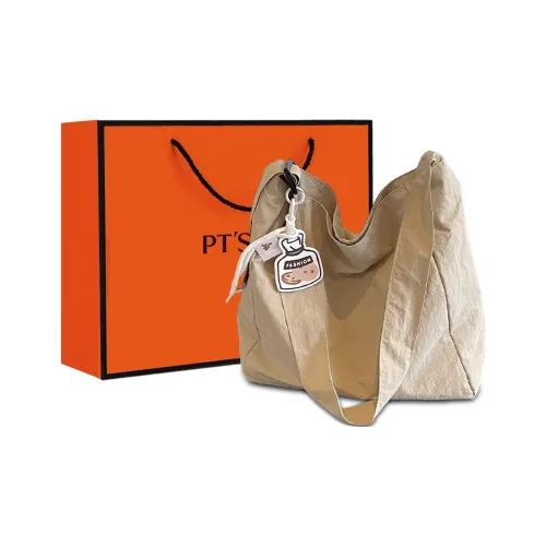 PT'SON Ткань Тоут Сумка Сумка через плечо Обычная Женская Экрю