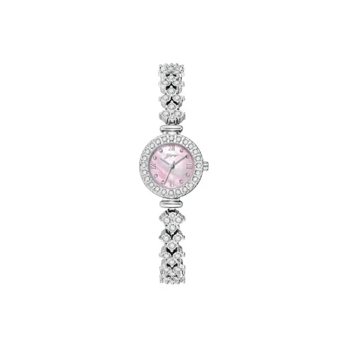 Yajiayi Наручные часы Кварцевый механизм Сплав Ремешок Жемчужная раковина Циферблат Цвет Женские часы