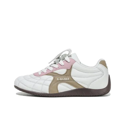 MONSTER X BASES Износостойкий Дышащий Легкий Увеличивающий Высоту Низкий Топ Casual Унисекс Белый Розовый