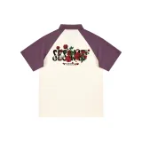 Бежевый Абрикос/Фиолетовый