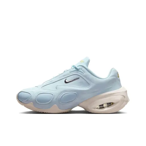 Nike Air Max Muse Abrasion Resistant Низкий Топ Повседневные Беговые кроссовки Женские Синие