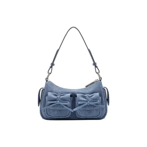 MUVA Denim Сумка через плечо Маленькая Женская Синяя