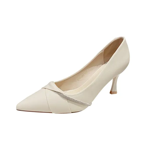 Shiozawa Высокие каблуки Женские Бежевый