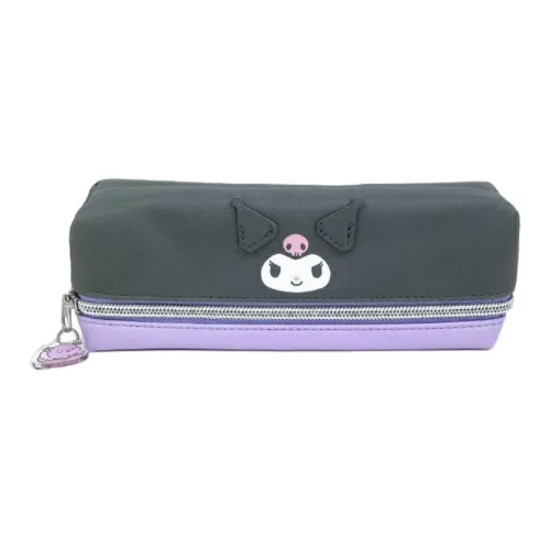 Sanrio Синтетическая кожа Pencil Case Travel Storage Bag Женская Черный