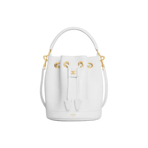 CELINE Teen Clara Телячья кожа Сумка Женская Белая