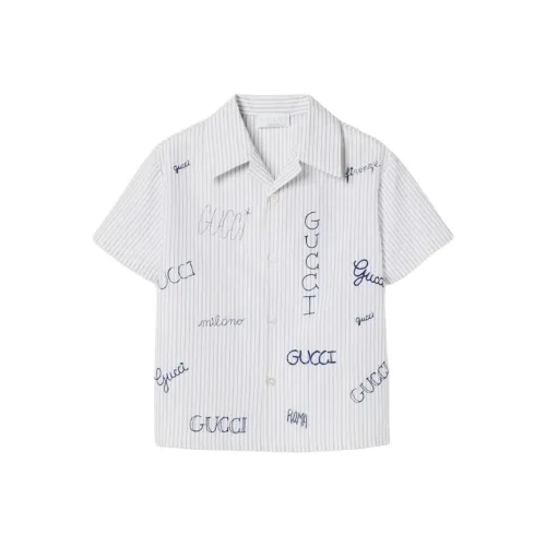 GUCCI Белый Kids Повседневные Рубашки