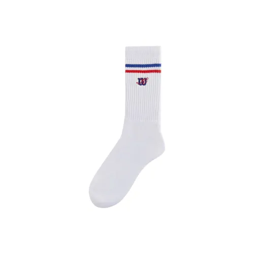 KITH Collaboration 1 Pack White Men's MID Shin Socks