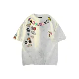 100% cotton Gypsophila Tie-Dye White