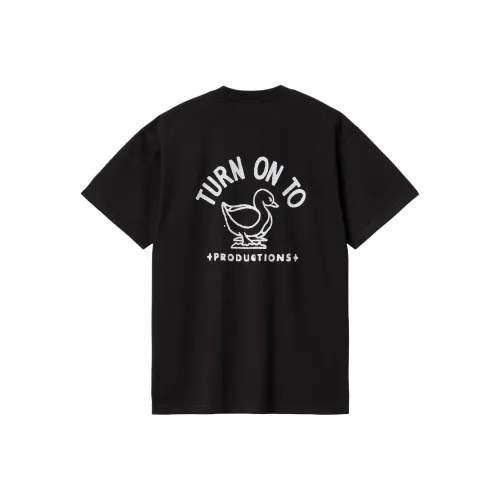 Carhartt WIP T-Shirt Unisex Black Кархартт WIP Т-Рубашка Унисекс Черная