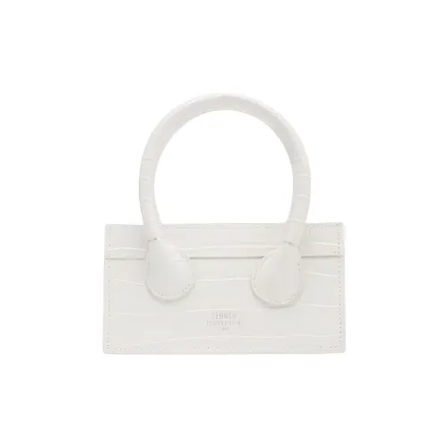 TENNCO Коровья кожа Сумка Мини Женская Сырный белый Мятно-зеленый