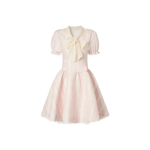 PAVLISOVA Короткое платье с короткими рукавами женское