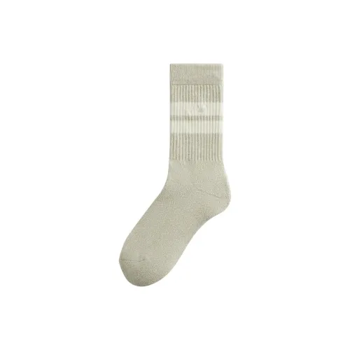 KITH Collaboration 1 Pack Beige Men's MID Shin Носки