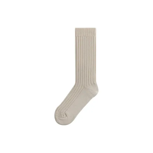 Kith 1 Pack Beige Men's MID Shin Носки