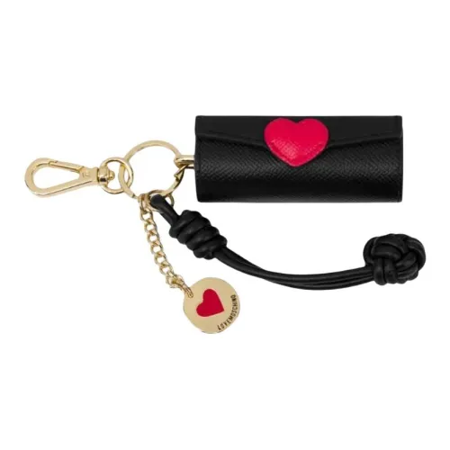 LOVE MOSCHINO Полиуретан Железо Брелоки Женские Черный