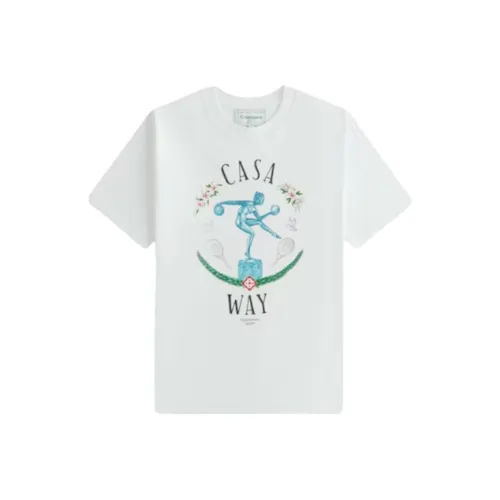 CASABLANCA Белый Мужской T-Рубашки