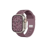 Дымчатый фиолетовый, молния, нижняя заколка с силиконовым дизайном.