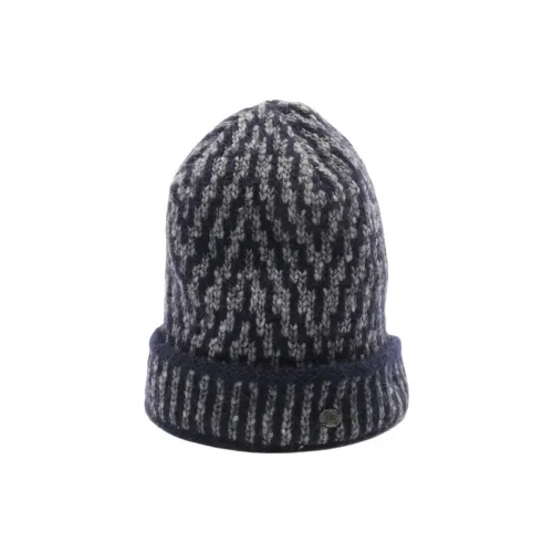 CHANEL Шерсть Мохер Альпака Полиамид Шапки-бини Женские Синий