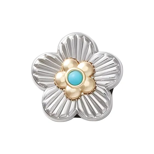 Crocs Акриловые аксессуары для обуви Унисекс Серебряный