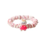 Розово-красная юбка кролика