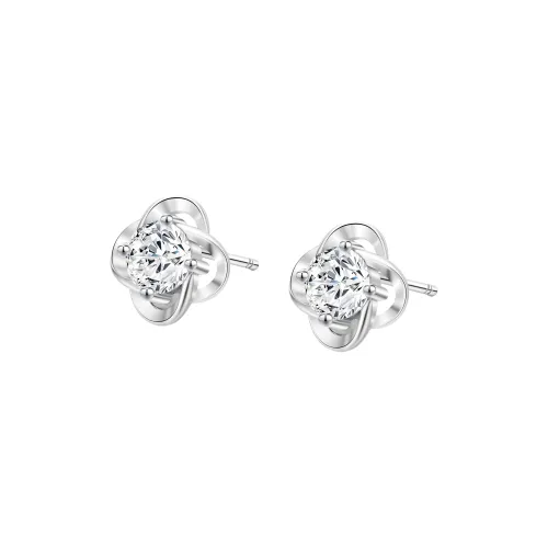 ZSY 999 Fine Серебряные серьги-гвоздики Женские Коробка