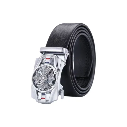 Leopard Kitten Спилок коровьей кожи Кожаные ремни Мужской 3,5 см