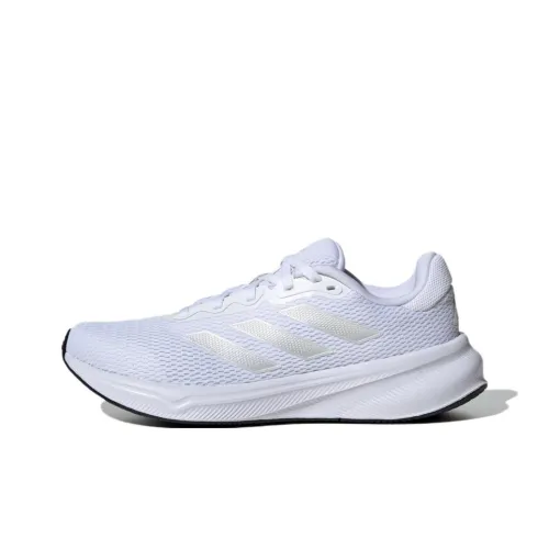 Adidas Galaxy 7 Устойчивые к истиранию низкие беговые кроссовки для женщин белые