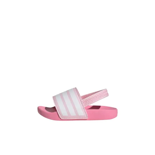 adidas Adilette Обувь для малышей Прозрачно-розовый Облачно-белый Блаженство-розовый для младенцев и малышей