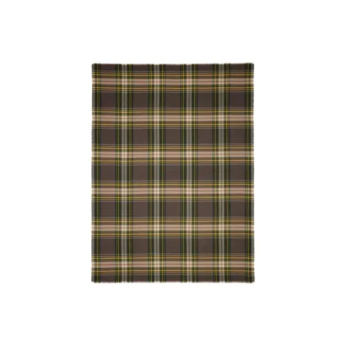 SAINT LAURENT Шерсть Шелк Вязаные шарфы из шелка Женские Коричневый