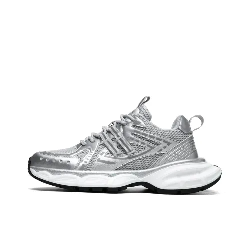 X Zone Дышащее Покрытие Увеличение Высоты Низкий Топ Толстая Подошва Мужские Кроссовки