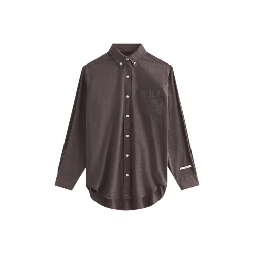 Kith Темно-кофейные Женские Рубашки