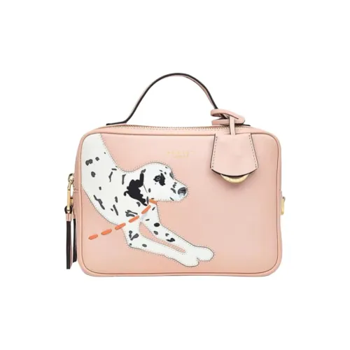 RADLEY Овчина Сумка для коробок Сумка-ланчбокс Сумка среднего размера Женская Розовая