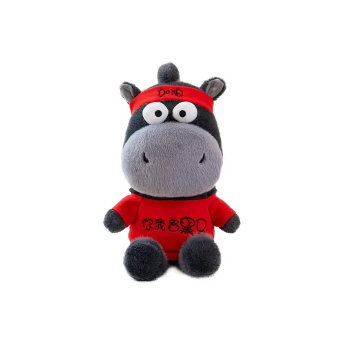 Bitter Purchase Мультяшный Soft and Cute Little Черный Лошадь Куклы Подвеска Плюшевая кукла 15см 30см 45см Высота