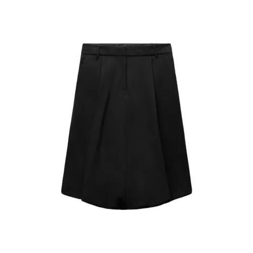 ZARA Черные Женские Повседневные Длинные Юбки