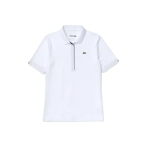 LACOSTE Поло Женское Белое