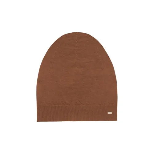 SAINT LAURENT Кашемир Трикотажная ткань Шапки-бини Женские Коричневый