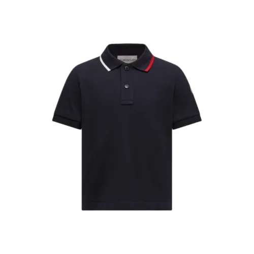 MONCLER Морской синий Детское Поло