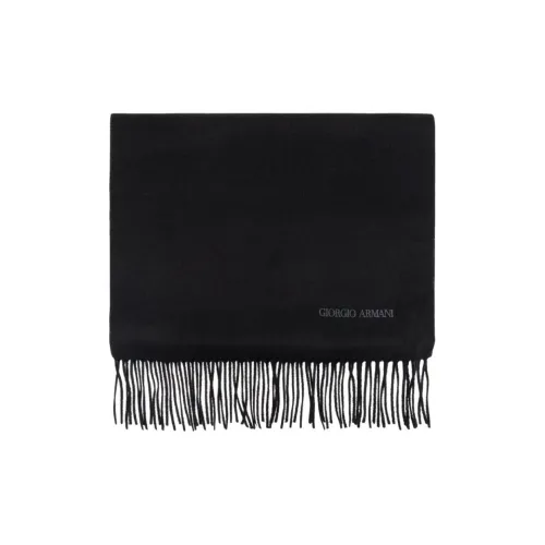 AMANI Кашемир Вязаные Шарфы Мужской Черный