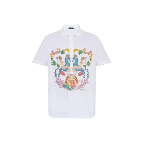 VERSACE Белая Мужская Поло
