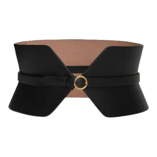 Alaia Телячья кожа Кожаные ремни Женские Черный 12CM