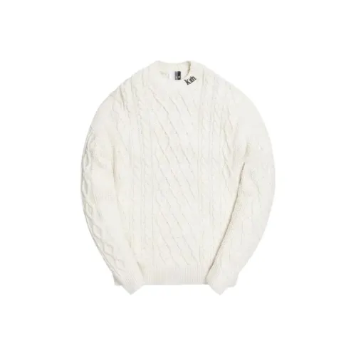 KITH Collaboration Айвори Белый Мужские Свитера