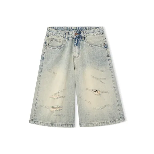 UXGR YYDN1209 Унисекс Джинсовые шорты