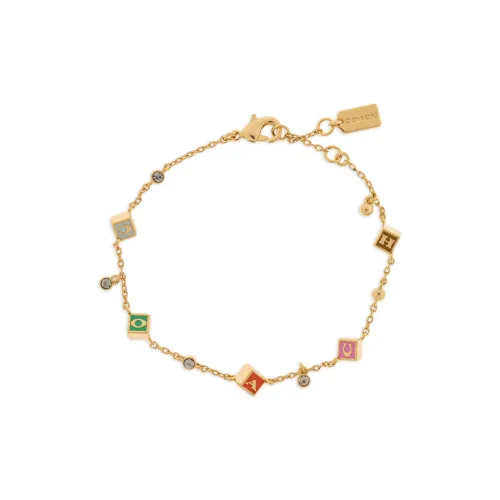 COACH Brass Bracelets Женские Золото