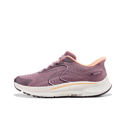 Skechers Women's GO Series Low Top Повседневные Тренировочные Беговые Кроссовки Женские Фиолетовые