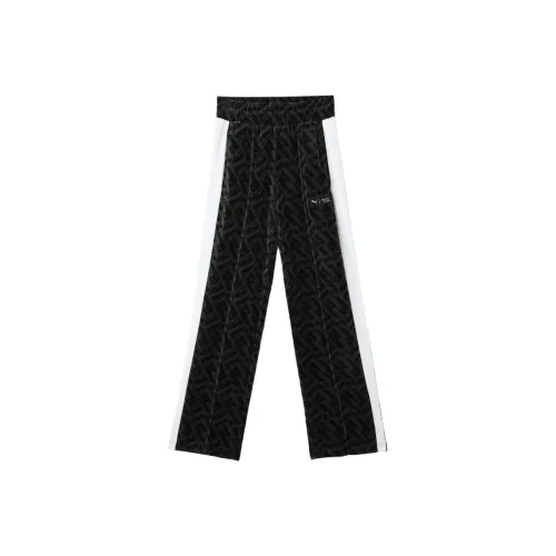 PUMA x Squid Game T7 Вязаные тренировочные брюки женские черные