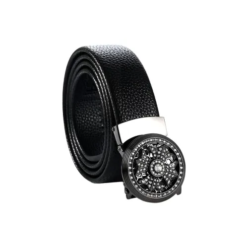 Leopard Kitten Спилок коровьей кожи Кожаные ремни Мужской 3,5 см