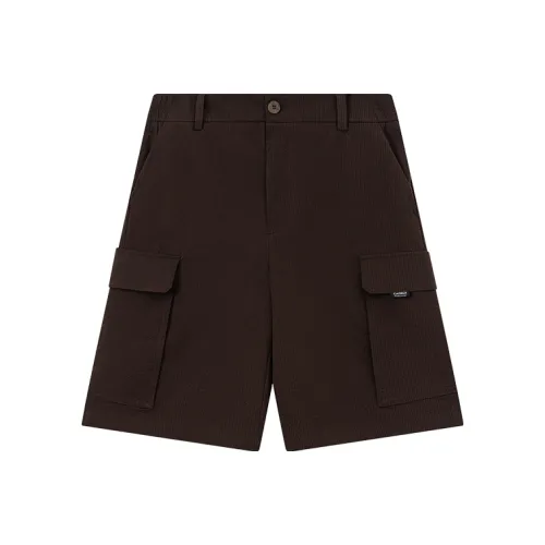 CAISEDI Коричневые Мужские Повседневные Шорты