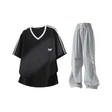 Чёрные + Серые штаны