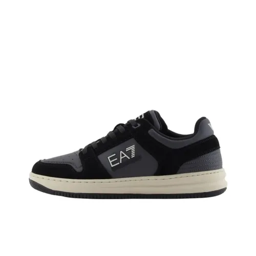 EMPORIO ARMANI EA7 Low Топ Скейтборд Кроссовки Унисекс Черный