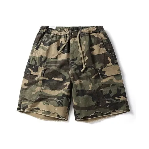 YOUSEKOO Камуфляж Унисекс Повседневные шорты