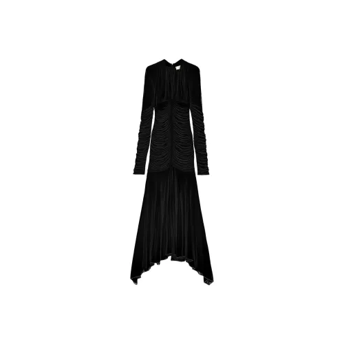 Blumarine Длинное платье с длинными рукавами женское